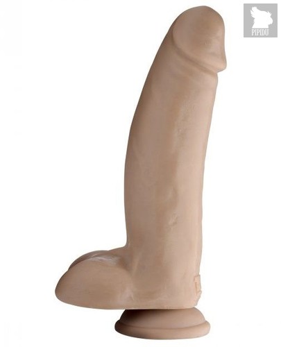 Большой гладкий фаллоимитатор Ready Steady Realistic Dildo - 26 см, цвет телесный - XR Brands