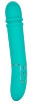 Бирюзовый гладкий вибратор Shameless Flirt - 25,5 см., цвет бирюзовый - California Exotic Novelties