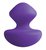 Фиолетовый универсальный вибромассажер Luxe Syren Massager, цвет фиолетовый - NS Novelties