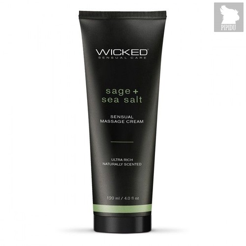 Массажный легкий крем WICKED Sage plus Sea Salt - 120 мл. - Wicked