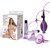 Фиолетовая вибропомпа для клитора и сосков Vibrating Nipple Suckers with Clitoral Pump and Quick Release, цвет фиолетовый - Lux Fetish