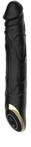 Черный вибратор-реалистик Terry - 21,6 см., цвет черный - Winyi