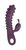Вибромассажер SMON №1 фиолетовый с ярко выраженными рельефными бугорками, цвет фиолетовый - Kokos
