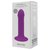 Фиолетовый дилдо на присоске Hitsens 6 - 13,5 см., цвет фиолетовый - Adrien Lastic