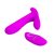 Лиловый мультифункциональный вибратор Remote Control Massager, цвет лиловый - Baile