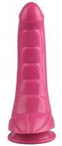 Розовый анальный фаллоимитатор - 24 см., цвет розовый - МиФ