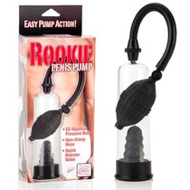 Вакуумная помпа Rookie Penis Pump, цвет прозрачный - California Exotic Novelties