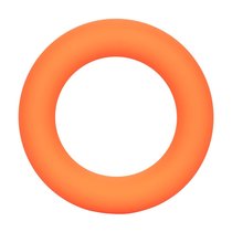 Оранжевое эрекционное кольцо Link Up Ultra-Soft Verge., цвет оранжевый - California Exotic Novelties