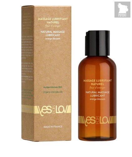 Натуральная массажная смазка Natural Lubricant Orange Blossom - 100 мл. - YESforLOV