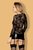 Коротенькое платье с пажами Livia, цвет черный, XL - Candy girl