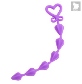 Анальная цепочка My Toy, цвет фиолетовый - Kanikule