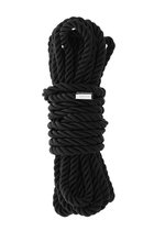 Черная веревка для шибари DELUXE BONDAGE ROPE - 5 м., цвет черный - Dream toys