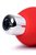 Красный силиконовый вибростимулятор простаты Proman - 12,5 см, цвет красный - Toyfa