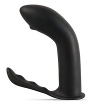Черный стимулятор простаты Prostate Plug - 14 см., цвет черный - ORION