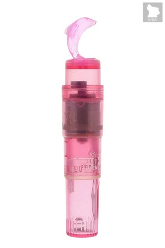 Розовая виброракета VIBE ALIVE DOLPHIN MINI MASSAGER, цвет розовый - Nanma (NMC)