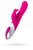 Розовый вибратор с клиторальным стимулятором ELLY с подогревом - 21,5 см., цвет розовый - Jos