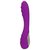 Фиолетовый вибромассажер с нагревом Capella - 19 см, цвет фиолетовый - RestArt