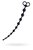 Черные анальные бусы Cephei - 33,5 см., цвет черный - Toyfa