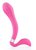 Розовый изогнутый вибромассажёр THE LADY JADORE - 19 см, цвет розовый - Impulse Novelties
