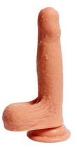 Телесный фаллоимитатор-реалистик Azazels Penis на присоске - 17 см., цвет телесный - Shequ