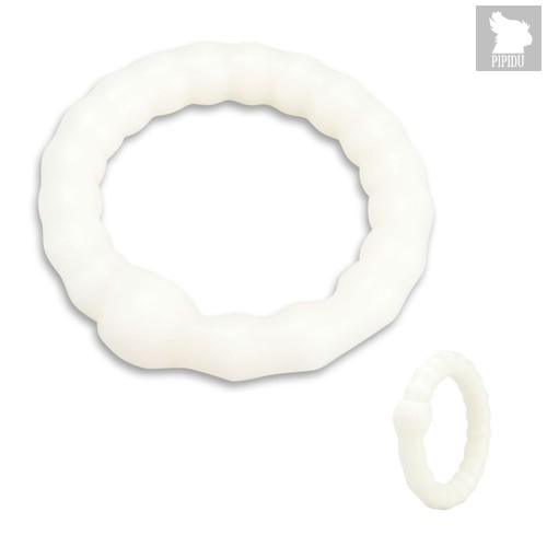 Эрекционное кольцо Erotic Fantacy диаметр 2,5, цвет белый - Erotic Fantasy