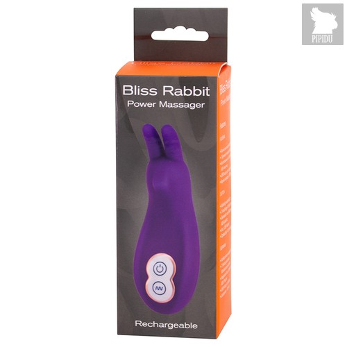 Клиторальный вибростимулятор-кролик BLISS RABBIT POWER MASSAGER, цвет фиолетовый - Seven Creations
