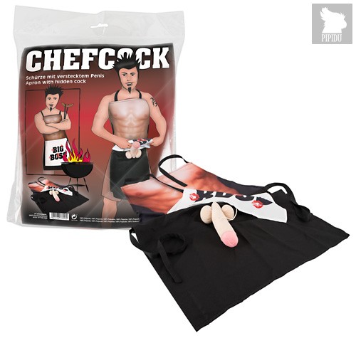Фартук Chefcock, цвет черный - ORION