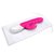 Розовый вибромассажер с клиторальной стимуляцией Clitoral Suction Rabbit - 24,5 см., цвет розовый - Rabbit Essentials
