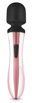 Черно-розовый вибромассажер Nouveau Curve Massager - 21 см., цвет розовый/черный - EDC Wholesale