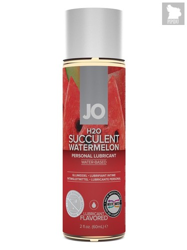 Лубрикант на водной основе с ароматом арбуза JO Flavored Watermelon - 60 мл. - System JO