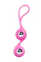 Розовые вагинальные шарики Futa, цвет розовый - Toyfa