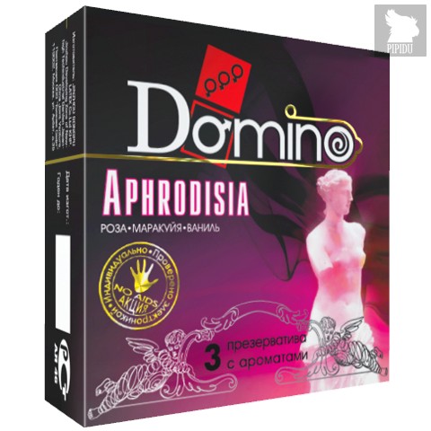 Ароматизированные презервативы Domino Aphrodisia - 3 шт. - LUXLITE
