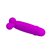 Лиловый вибратор Goddard со стимулирующими шариками - 11,8 см, цвет лиловый - Baile
