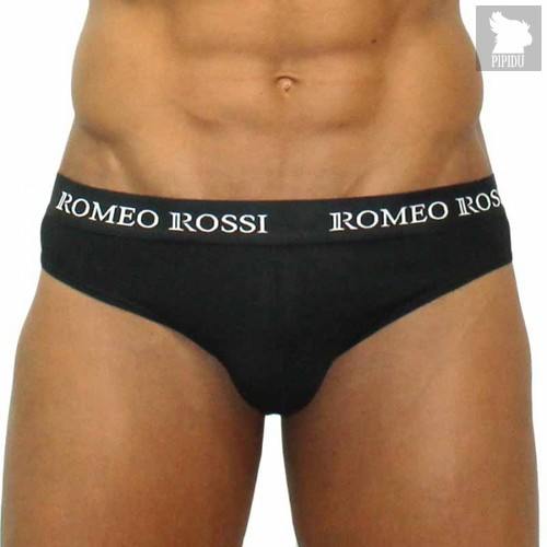 Трусы мужские брифы, цвет черный - Romeo Rossi