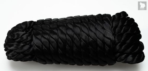 Черная нейлоновая веревка для связывания - 5,5 м., цвет черный - МиФ
