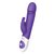 Фиолетовый вибратор с функцией толкания Thrusting Rabbit, цвет фиолетовый - The Rabbit Company