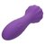 Фиолетовый вибромассажер Stella Liquid Silicone “O” Wand - 17,75 см., цвет фиолетовый - California Exotic Novelties