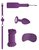 Фиолетовый игровой набор Introductory Bondage Kit №5, цвет фиолетовый - Shots Media