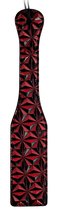 Красно-черная шлепалка Luxury Paddle - 31,5 см., цвет красный/черный - Shots Media