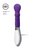Фиолетовый вибромассажер Alida - 21 см., цвет фиолетовый - Shots Media