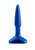 Синий анальный стимулятор Small Anal Plug - 12 см, цвет синий - Lola Toys