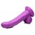 Фиолетовый фаллоимитатор на присоске 7.5" Dildo with Balls - 21,5 см., цвет фиолетовый - XR Brands