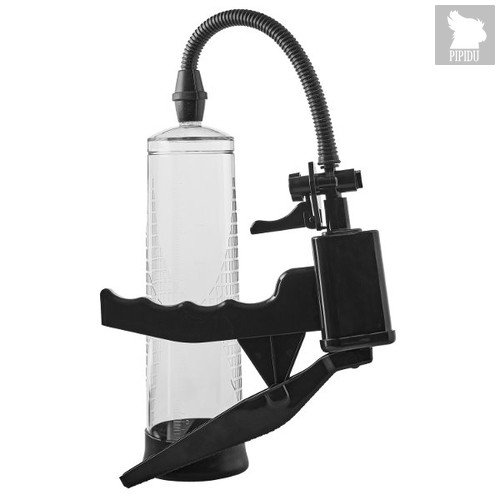 Прозрачная вакуумная помпа Pistol Penis Pump, цвет прозрачный - Dream toys