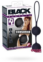 вагинальные шарики с петлёй Black Velvets - ORION
