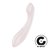 Бежевый вибромассажер G-Force - 19 см., цвет бежевый - Satisfyer