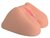 Телесная вагина с розовыми губками и двумя отверстиями, цвет телесный - Shequ