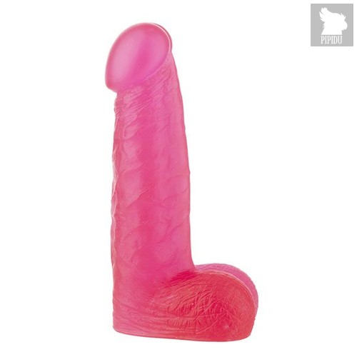 Розовый фаллоимитатор XSKIN 6 PVC DONG - 15,2 см, цвет розовый - Dream toys