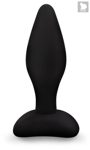 Черная анальная втулка - 9,5 см., цвет черный - Brazzers