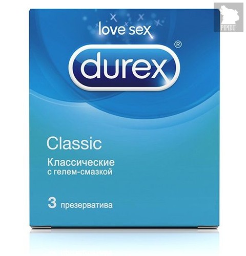 Классические презервативы Durex Classic - 3 шт. - Durex