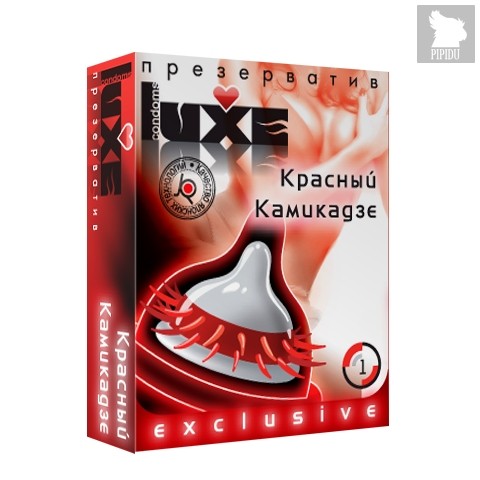 Презервативы Luxe Exclusive Красный камикадзе, 1 шт. - LUXLITE